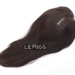 Silk Hair Topper For Thinning Hair With PU coated Perimeter