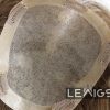 Real Hair Toppers Mono Base With 1" PU Coated Perimeter | Lewigs.com