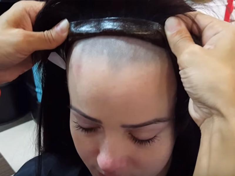 How To Attach Hair Toppers For Thinning Hair With Tape Adhesive?