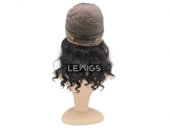 14" Black Wavy Full Lace Wig | Best Human Hair Wigs | Lewigs