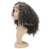 Deep Curly Human Hair Wigs 18” With Lace Front | Lewigs Human Hair