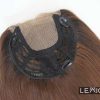 Silk Base Wiglet Topper 16" Brown Color Lewigs