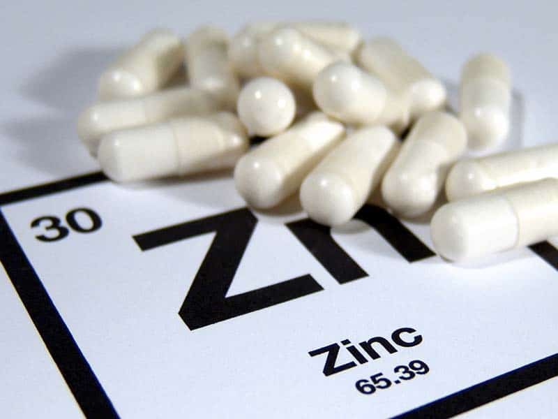 Hair zinc loss for dosage Zinc Deficiency