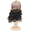360 Lace Frontal Wig Human Hair #Natural Black 12" Wavy