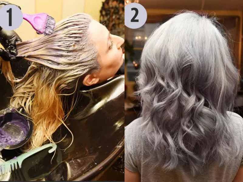 How To Go Grey From Colored Hair Follow Our Tips To Get There