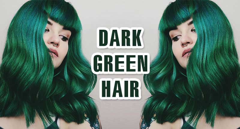 At Last, The Secret To Dark Green Hair Is Revealed - Lewigs