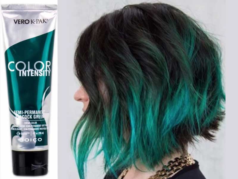 dark green hair color