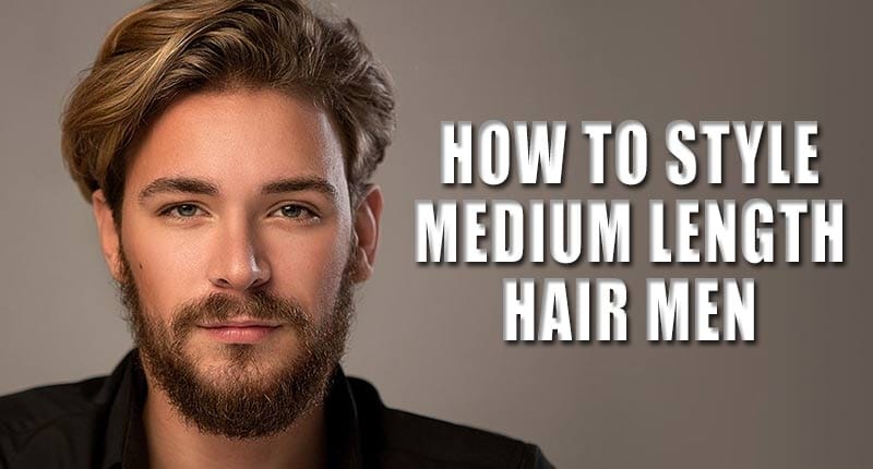 How To Style Medium Length Hair Men Your Way To Success