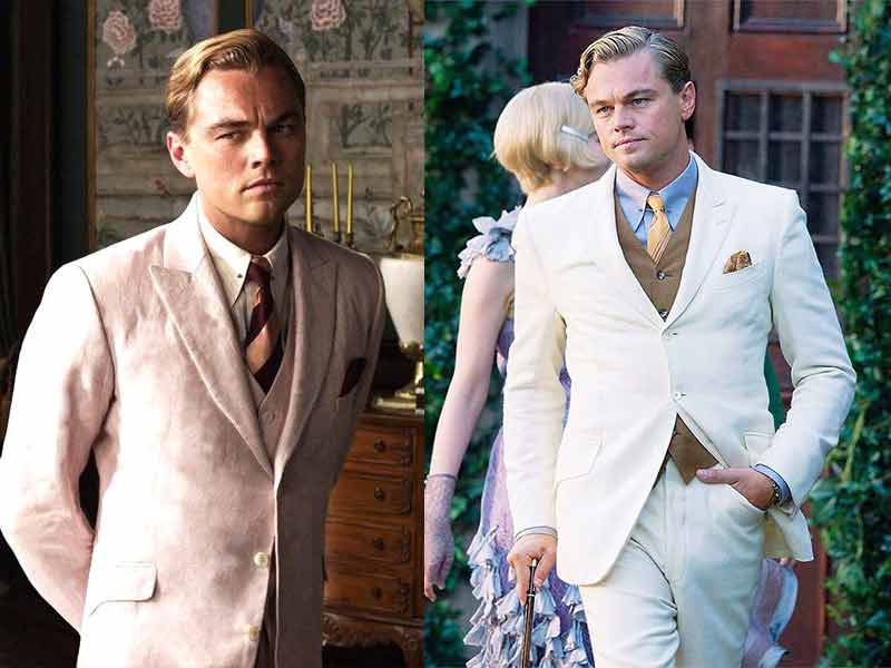 leonardo dicaprio great gatsby hair