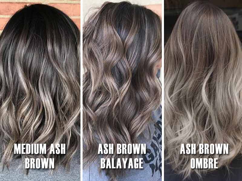 Top 10 ash brown hair balayage ideas and inspiration