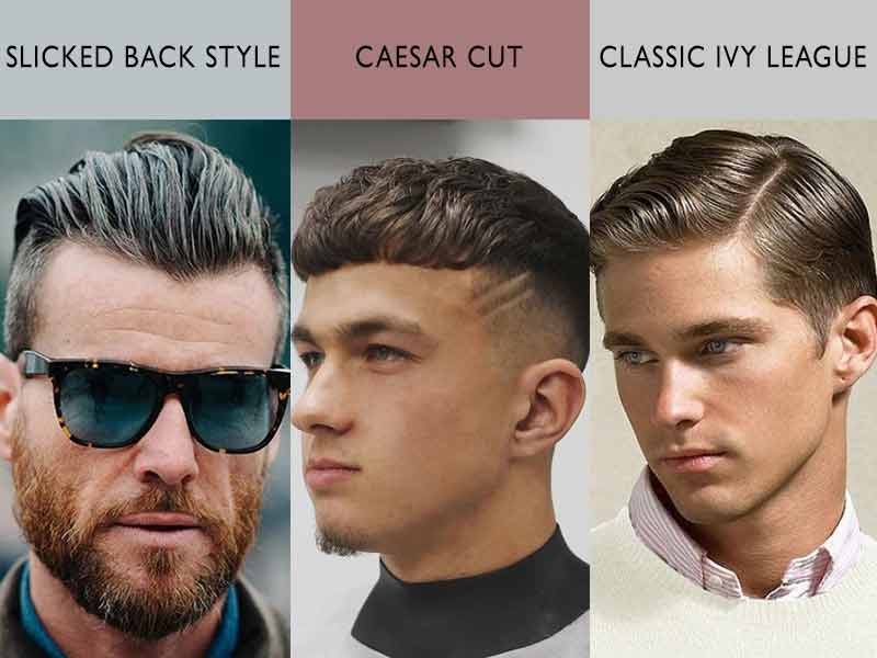 short haircuts for men with big foreheads