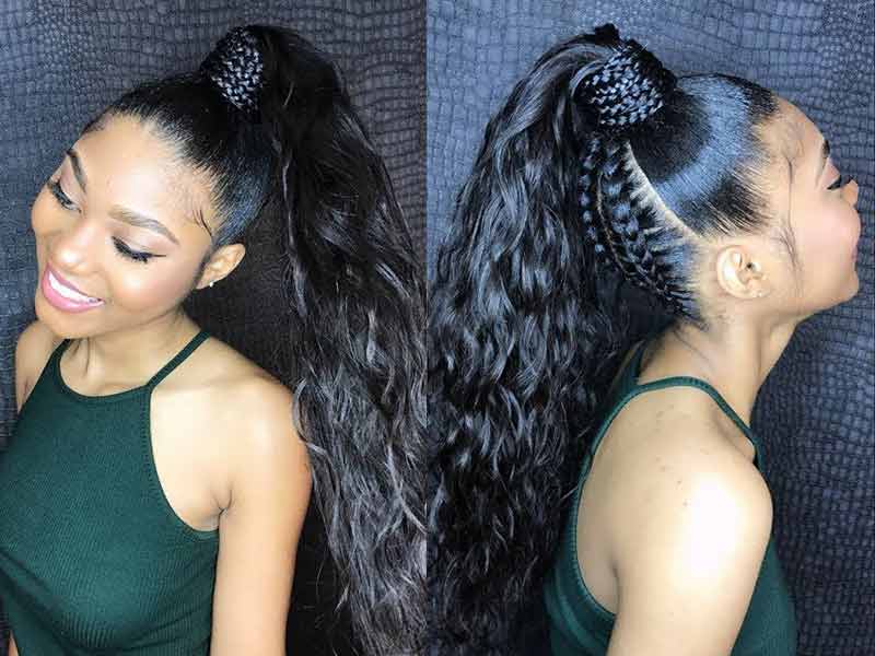 lace frontal ponytail
