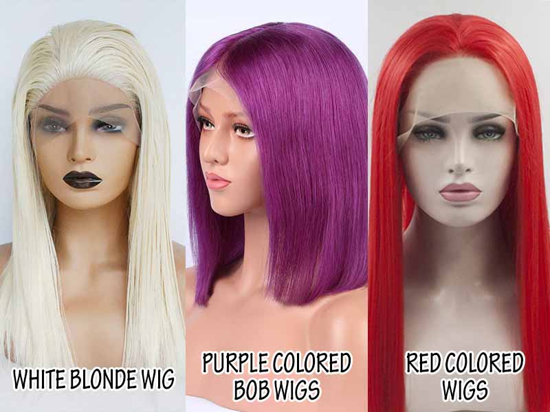 cool colored wigs