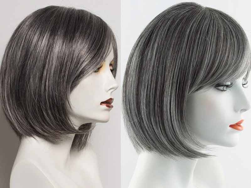 Try Out Salt And Pepper Wigs For A Gorgeous Grey Hair Look!