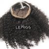 26" Curly Full Lace Wig Human Hair 150 Density