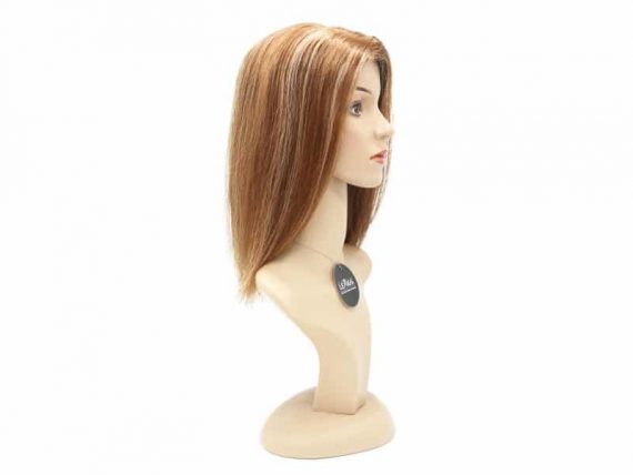 14" Clip In Human Hair Topper Mixing Colors 10/613