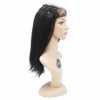 16 Inches Silk Topper Human Hair Sized 4"x4" Natural Black Color