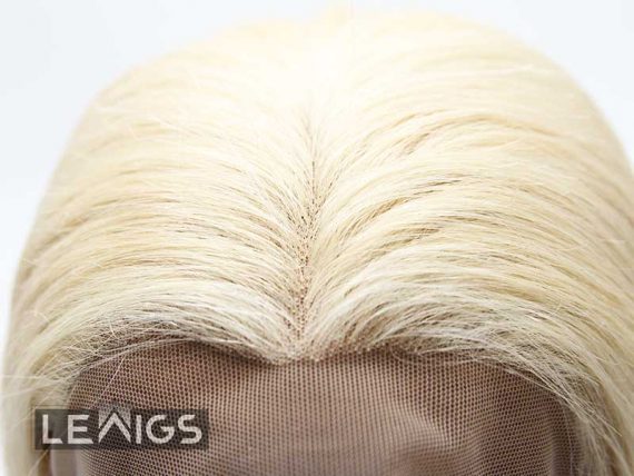26" Straight Full Lace Blonde Wig 180% Density Human Hair