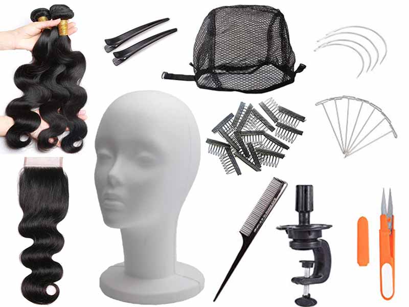 what do you need to make a lace wig