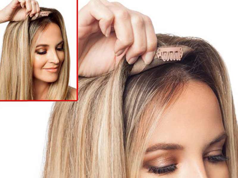 How To Put On A Topper Hair Piece With Clips?