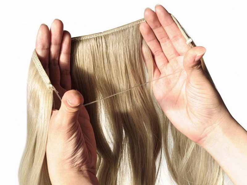 Halo Hair Extensions - Invisible, Lightweight, And Easy To Use