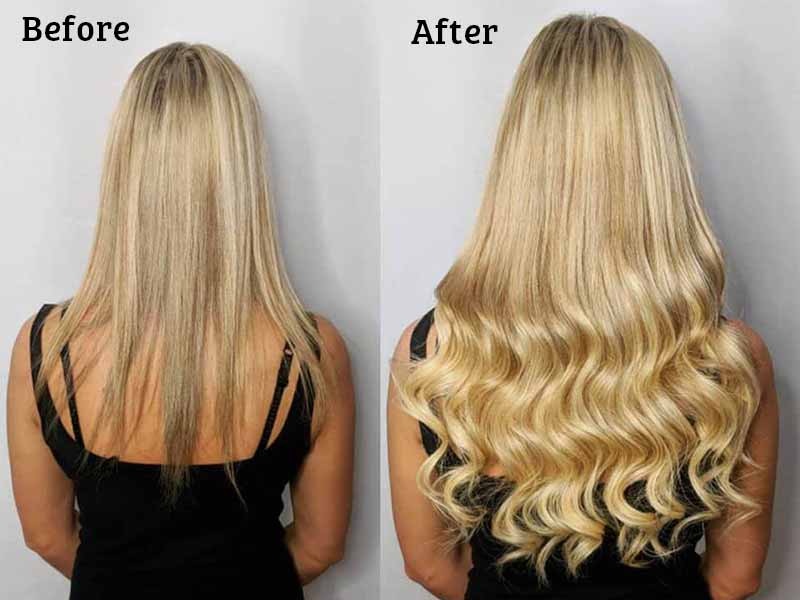 Halo Hair Extensions - Invisible, Lightweight, And Easy To Use