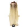 20" Remy Human Hair Topper Ombre Color 2/60 Ash
