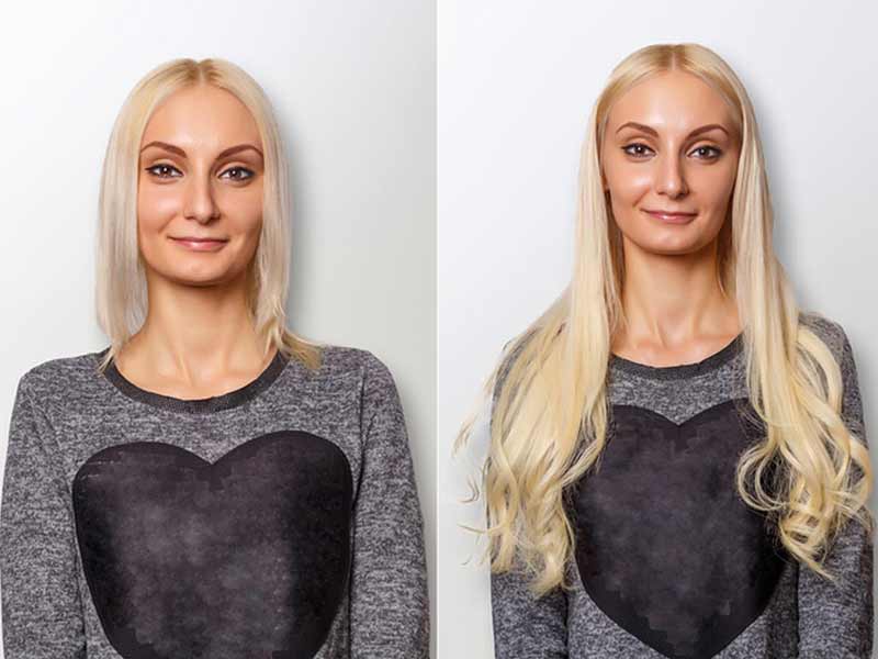 Hair Extensions Before And After Transformation (With Pictures)