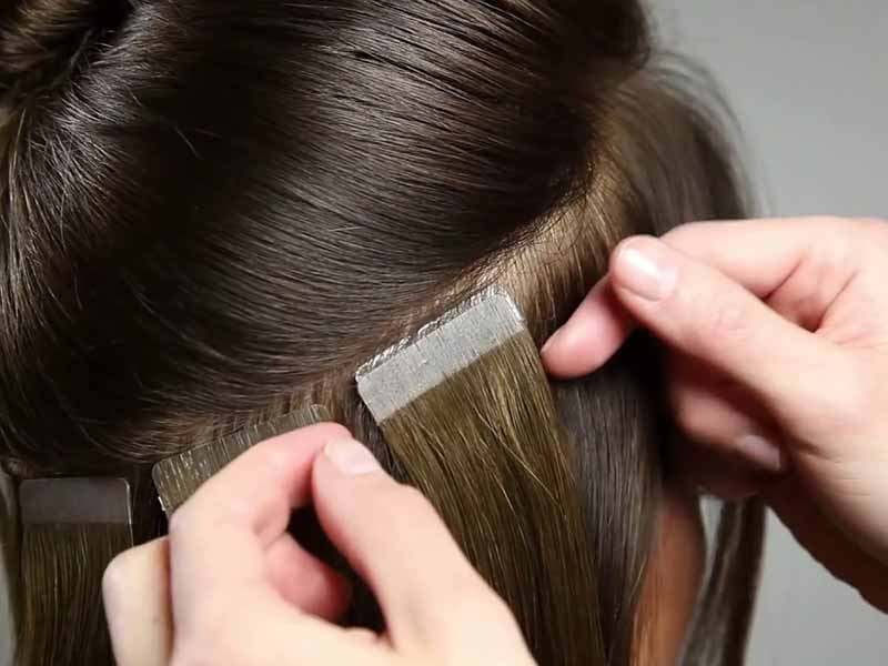 Guide] Install & Style Tape In Extensions On Short Hair