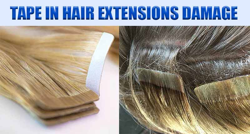 Tape-In Hair Extensions Damage - Not Just A Worry