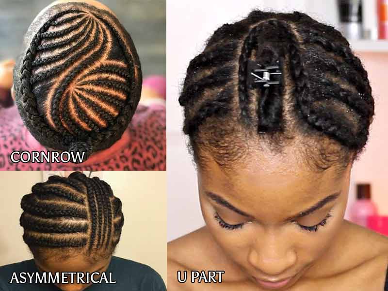 lace front wig braid pattern