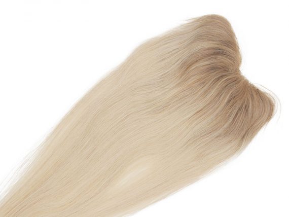 16" Blonde Ombre Hair Topper V-Part 100% Density
