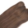 140% Density Brown Human Hair Topper Base Size 7.8x7.8"